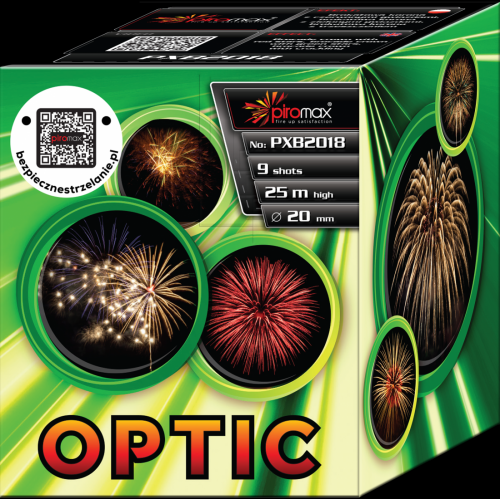 OPTIC 9 strel / 20mm - Ognjemetna baterija